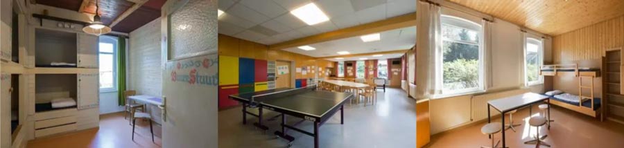Blick in die Räume des Schullandheims