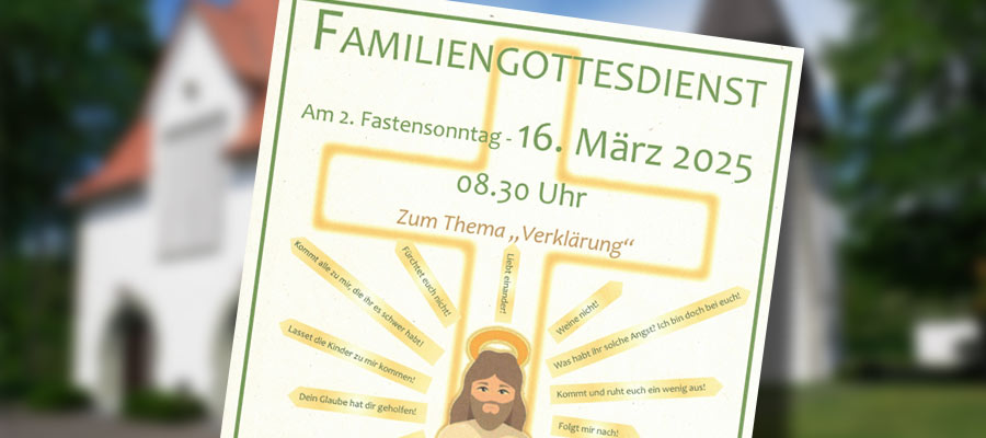 Einladung zum Familiengottesdienst